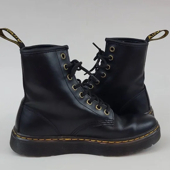 NWOB Dr. Martens Zavala Black Boots Women's size 6 / EU 37 - Picture 9 of 11